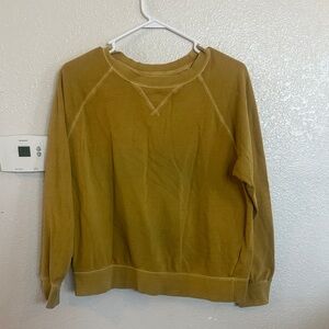 Old Navy Women's Crew Sweater in Mustard